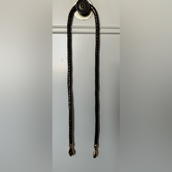 RARE VINTAGE DL Auld Mesh Belt/Necklace Clasping Hands - Picture 4 of 8